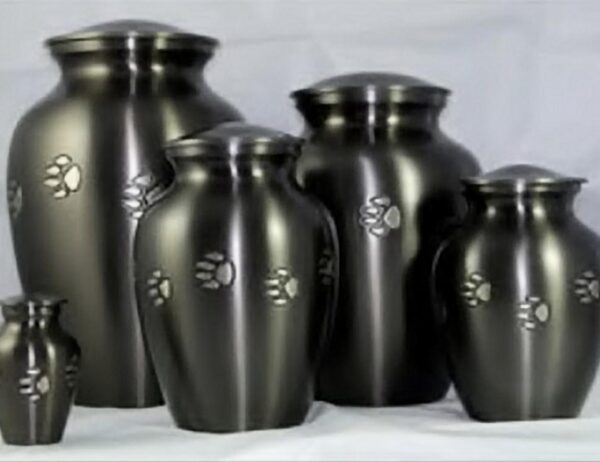 Metal Paw Print Series Urn